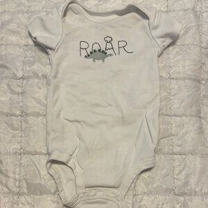 Carter's Green and White Bodysuit One Piece